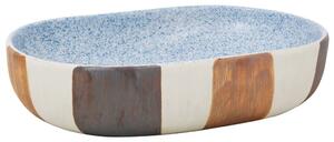 Lavoar de blat, multicolor, 59x40x14 cm, ceramică, oval