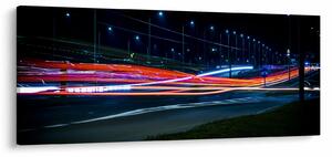 Tabloul orașului nocturn (120x50 cm)