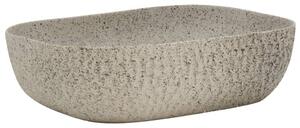 Lavoar de blat gri 48x37,5x13,5 cm, ceramică, dreptunghi