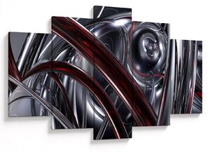 Tabloul cu abstracție în gri (150x105 cm)
