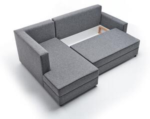 Canapea extensibilă de colț Ece Left - Grey