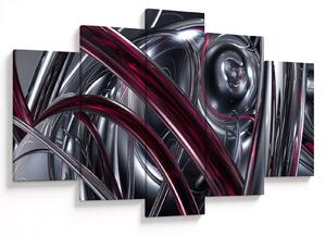 Tabloul cu abstracție gri (150x105 cm)