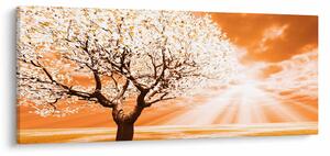Tabloul cu pomul portocaliu (120x50 cm)