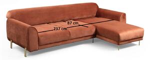Canapea extensibilă de colț Image Corner Right ( L3-Chl ) - Cinnamon