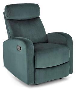 Fotoliu recliner Houston 1518Verde, 9x8x10cm, Tapiterie