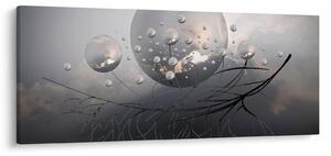 Tabloul bilelor abstracte (120x50 cm)