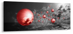 Tabloul bilelor roșii (120x50 cm)