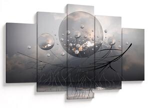 Tabloul bilelor abstracte (150x105 cm)
