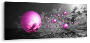 Tabloul bilelor roz (120x50 cm)