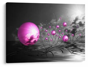 Tabloul bilelor roz (70x50 cm)