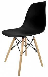 OC103 Scaun Roma scaun negru de sufragerie