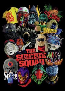 Poster de artă Suicide Squad - Icons, (26.7 x 40 cm)