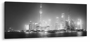 Tablou cu zgârăie nori moderene (120x50 cm)