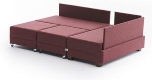 Canapea extensibilă de colț Fly Corner Sofa Bed Right - Claret Red