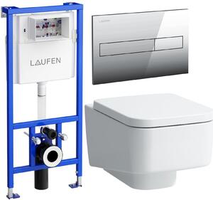 Set vas WC Laufen Pro S H8209620000001, cadru încastrat Laufen Lis H8946600000001, H8919610000001, H8956610040001