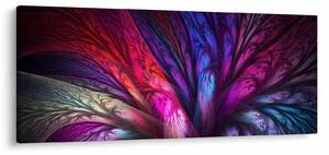 Tabloul abstract cu copacul (120x50 cm)