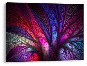 Tabloul abstract cu copacul (70x50 cm)