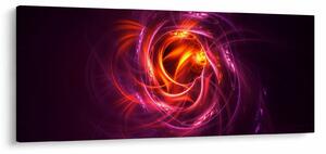 Tabloul cu abstracțiune modernă care luminează (120x50 cm)