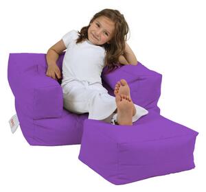 Fotoliu puf pentru grădină Kids Single Seat Pouffe-Purple Violet
