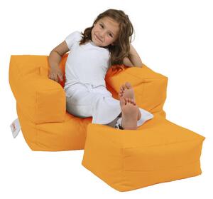 Fotoliu puf pentru grădină Kids Single Seat Pouffe-Orange Portocale