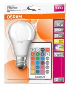 Bec LED RGB dimabil STAR+ A60 E27/9W/230V 2700K - Osram