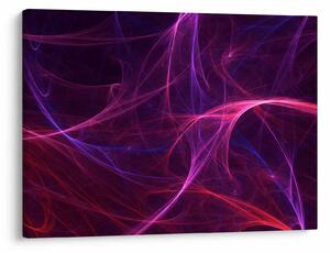 Tabloul abstract cu linii curbe (70x50 cm)