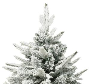 Pom de Crăciun artificial cu zăpadă, verde, 180 cm, PVC & PE