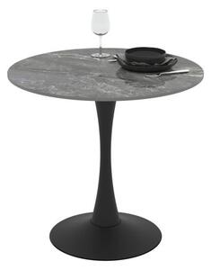 Masa bucatarie/living rotunda 80*74 cm Ceramica Graphite,Viva
