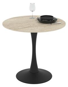 Masa bucatarie/living rotunda 80*74 cm Ceramica Graphite,Viva