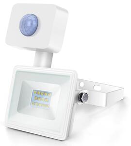 Proiector LED cu senzor LED/10W/230V 4000K IP65 alb Aigostar