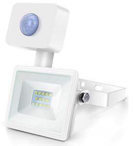 Proiector LED cu senzor LED/10W/230V 6400K IP65 alb Aigostar