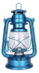 Lampă cu gaz lampant LANTERN 28 cm albastru Brilagi