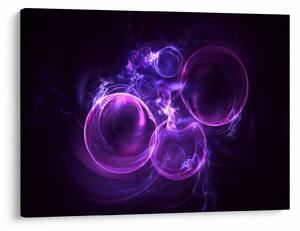 Tablou abstract cu bulbuci (70x50 cm)