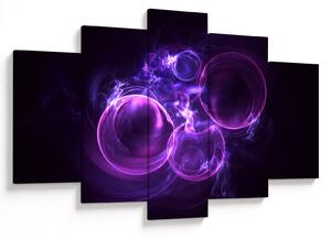 Tablou abstract cu bulbuci (150x105 cm)