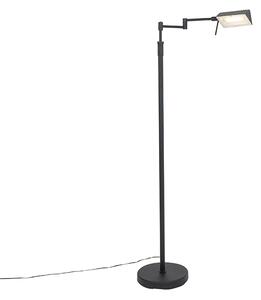 Lampă de podea design negru, cu LED-uri cu dimmer - Notia
