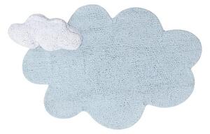 Covor pentru copii albastru deschis lavabil/țesut manual din bumbac 110x170 cm Puffy Dream – Lorena Canals