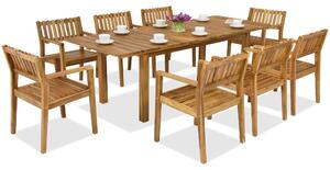 Mobilier terasă din lemn Jakarta/Timor 8 Garden Point