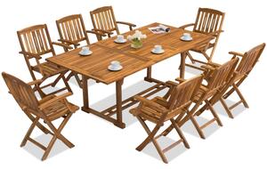Mobilier de grădină din lemn Burma/Delhi 8 Garden Point