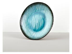 Farfurie ovală din ceramică MIJ Sky, 24 x 20 cm, albastru