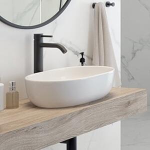 Oltens Hamnes lavoar 60x42.5 cm ovale de blat alb luciu 40315000