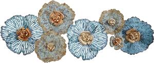 Decoratiune de perete motiv flori Blüten albastra 114/9/49 cm