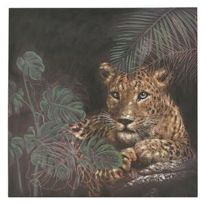 Tablou Canvas, Multicolor, Leopard