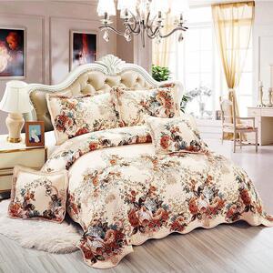 Cuvertura bumbac 100%, 5 piese, pat 2 persoane, 230x250 cm, CB097