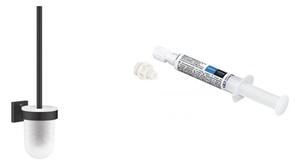 Set perie de toaletă Grohe Start Cube 409772430, adeziv Grohe QuickGlue 41127000