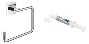 Set suport prosop Grohe Start Cube 40975000, adeziv Grohe QuickGlue 41127000