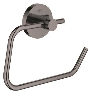 Grohe Essentials suport pentru hârtie igienică negru 40689A01