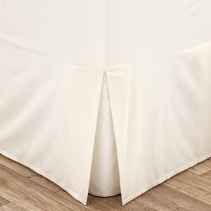 Husă pentru cadru de pat crem din bumbac percale cu elastic 135x190 cm Easy Iron Percale – Catherine Lansfield