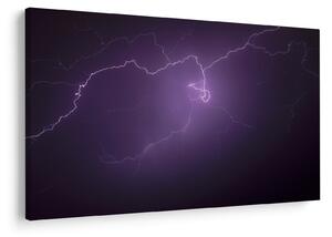 Tabloul cu fulger pe cer (90x60 cm)