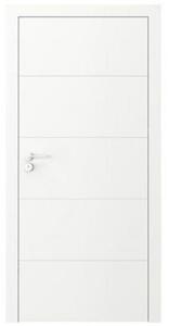 Porta Doors Foaie de ușă vector e, de interior, normă poloneză (h0-2060 mm), 80 cm, alb, finisaj vopsea standard, porta doors