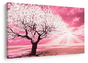 Tabloul cu pomul roz (90x60 cm)